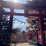 秋の忠霊塔